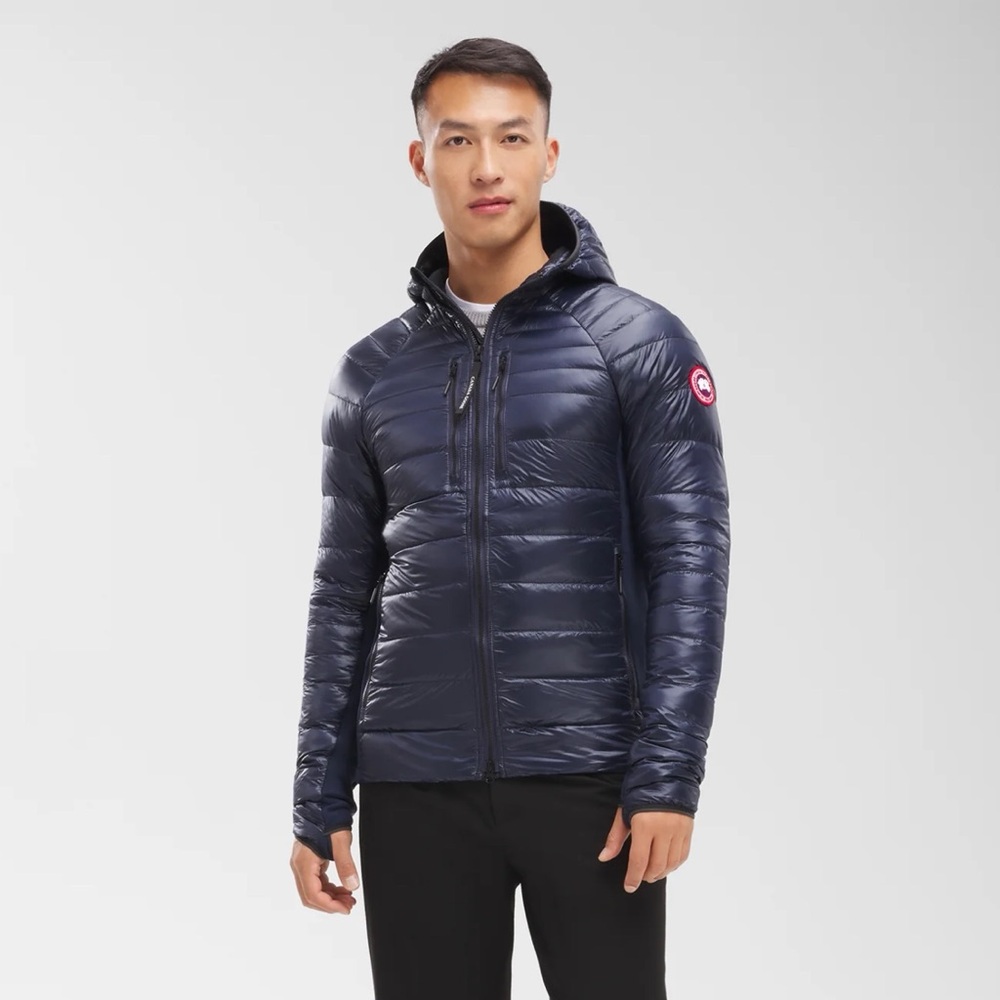 NWT Canada Goose HyBridge Lite Tech Hoody Jacket Blue